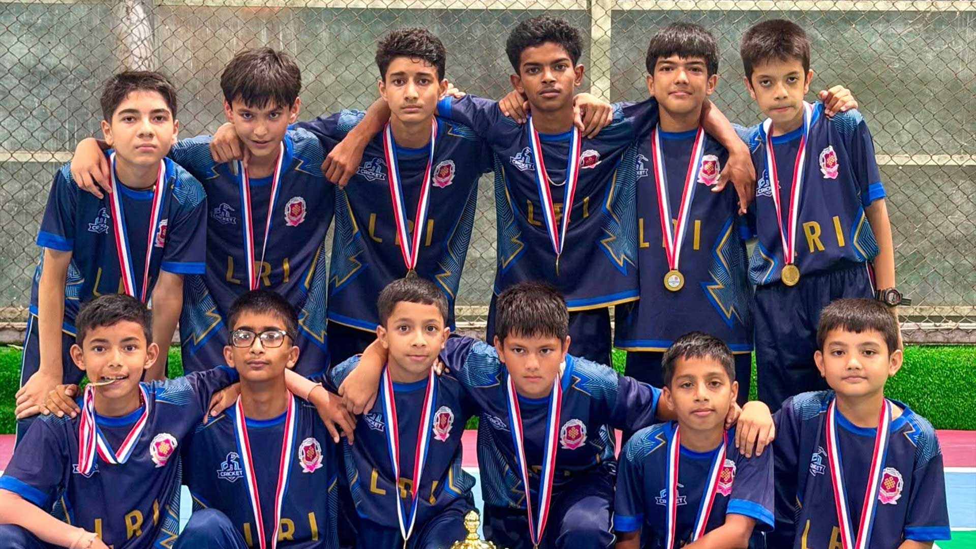 Winners of the Under-14 Inter School Cricket Series!